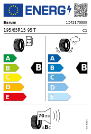 Barum Bravuris 6 Elect XL 195/65 R15 95T Sommer