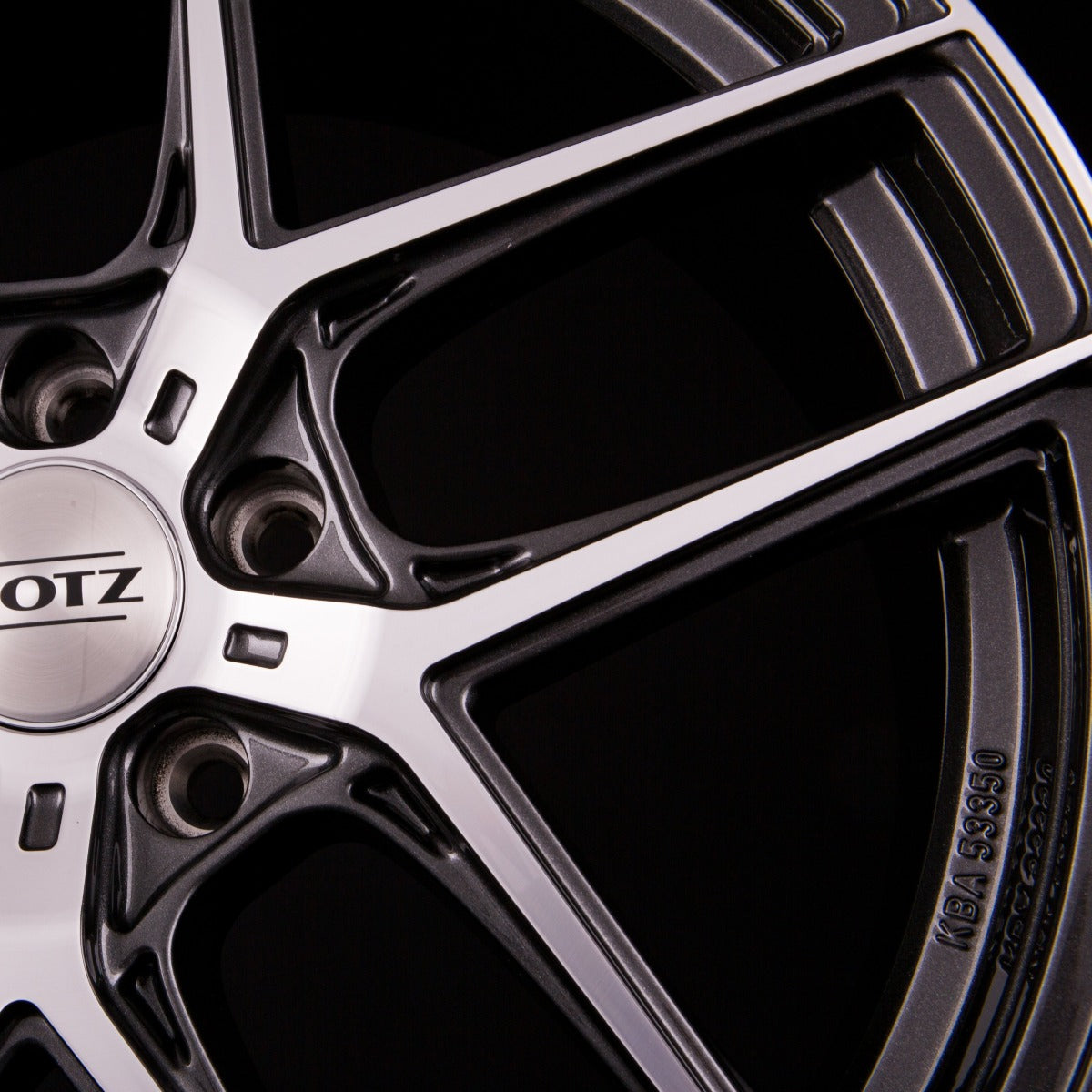 Dotz Lagunaseca DARK - Gunmetal Glänzend Frontpoliert Alufelge 8x19 Zoll ET45 LK 5x114.3 ML71.6 – Bild 5