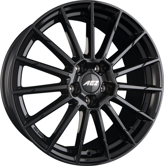 AEZ Atlanta BLACK - Schwarz Glänzend Alufelge 8.5x20 Zoll ET43 LK 5x112 ML66.6 – Bild 2