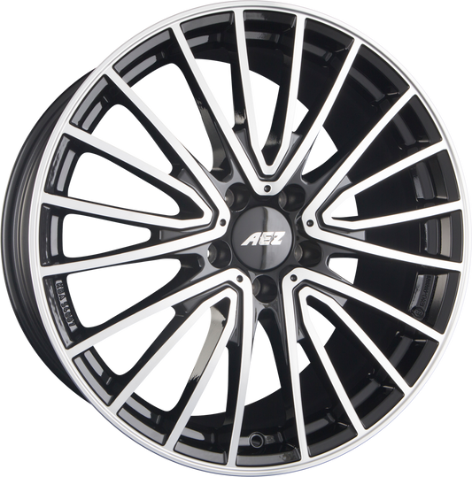 AEZ Berlin DARK - Black Polished Alufelge 8.5x18 Zoll ET56 LK 5x112 ML66.6 – Bild 2