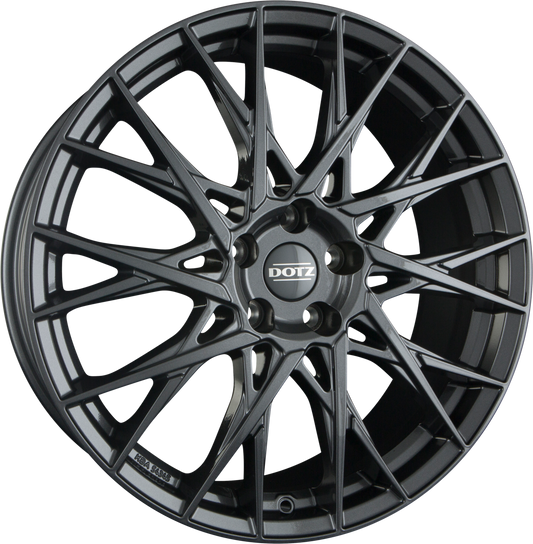 Dotz Fuji GREY - Gunmetal Alufelge 7.5x18 Zoll ET45 LK 5x114.3 ML67.1 – Bild 2