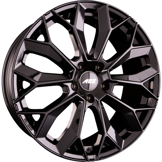 AEZ Leipzig BLACK - Schwarz Glänzend Alufelge 9.5x22 Zoll ET42 LK 5x112 ML66.6 – Bild 2