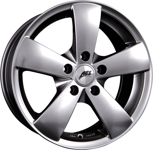 AEZ Wave High Gloss Alufelge 7.5x17 Zoll ET38 LK 5x114.3 ML71.6 – Bild 2