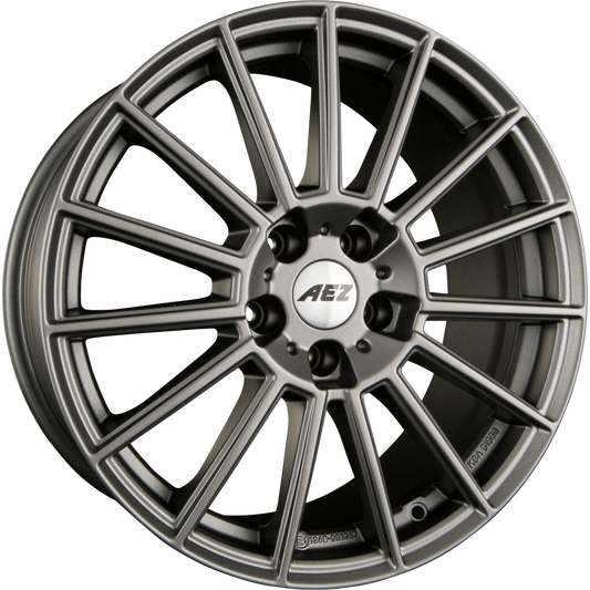 AEZ Steam GRAPHITE - Graphite Matt Alufelge 7.5x17 Zoll ET52 LK 5x112 ML66.6 – Bild 2