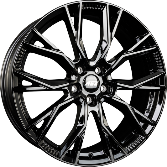 AEZ Toronto BLACK - Schwarz Glänzend Alufelge 8.5x21 Zoll ET30 LK 5x112 ML66.6 – Bild 2