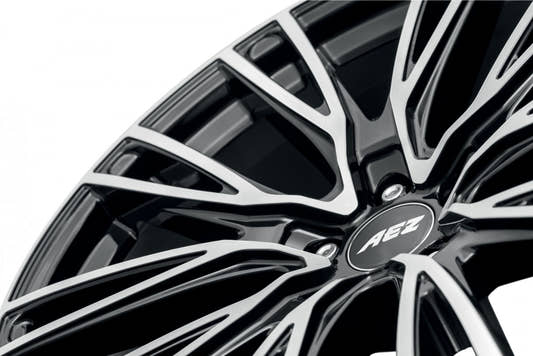 AEZ Seattle black/polished 10.5x20 ET64 - LK5/130 ML71.6