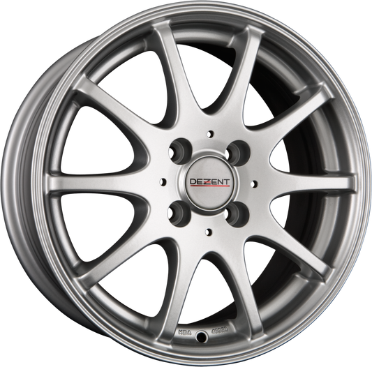 Dezent V Silber Alufelge 7x16 Zoll ET40 LK 5x112 ML70.1 – Bild 2