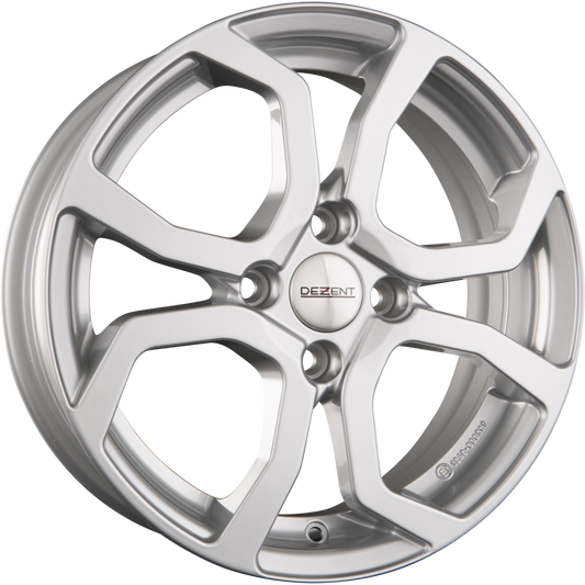 Dezent TS SILVER - Silber Alufelge 5x15 Zoll ET38 LK 4x100 ML60.1 – Bild 2