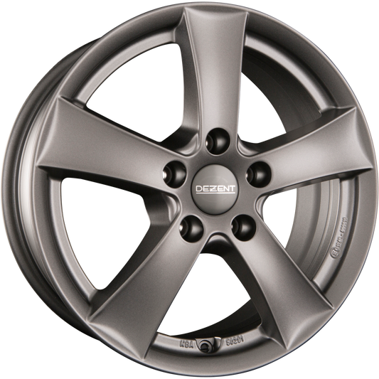 Dezent TX GRAPHITE - Graphite Matt Alufelge 5.5x15 Zoll ET46 LK 5x112 ML66.6 – Bild 2