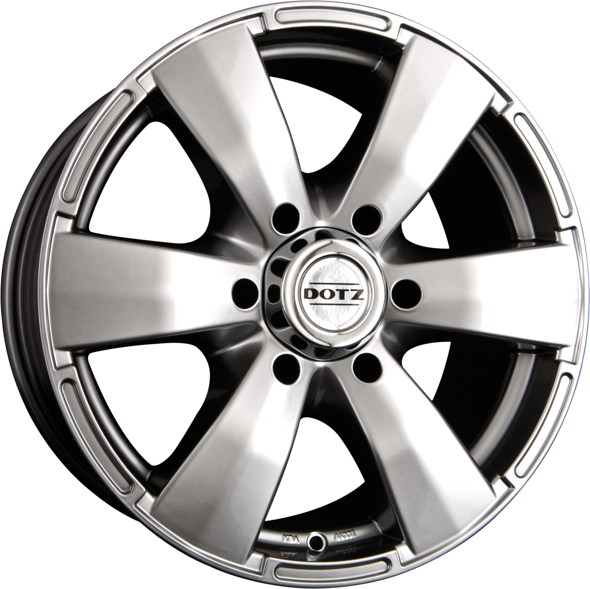 Dotz Luxor Silber High Gloss Alufelge 7x16 Zoll ET0 LK 6x139.7 ML110 – Bild 2