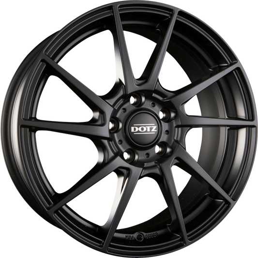 Dotz Kendo DARK Black Matt Alufelge 7x16 Zoll ET45 LK 4x100 ML60.1 – Bild 2