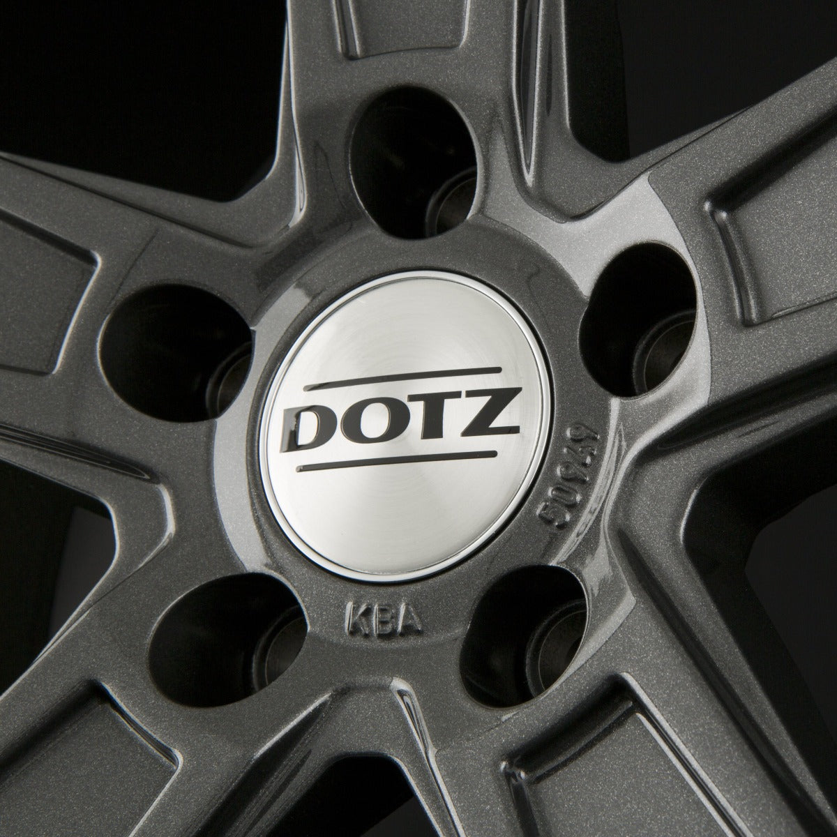Dotz SP5 DARK - Gunmetal Polished Lip Alufelge 8x18 Zoll ET42 LK 5x120 ML72.6 – Bild 5