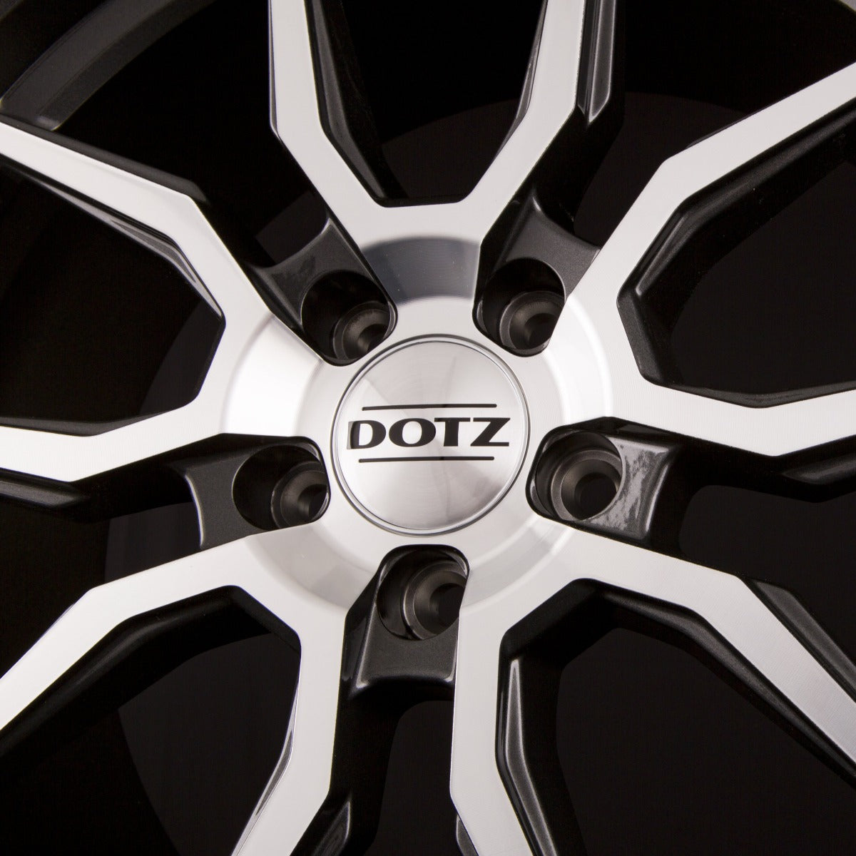 Dotz Misano DARK Gunmetal Polished Alufelge 8x18 Zoll ET48 LK 5x114.3 ML71.6 – Bild 5