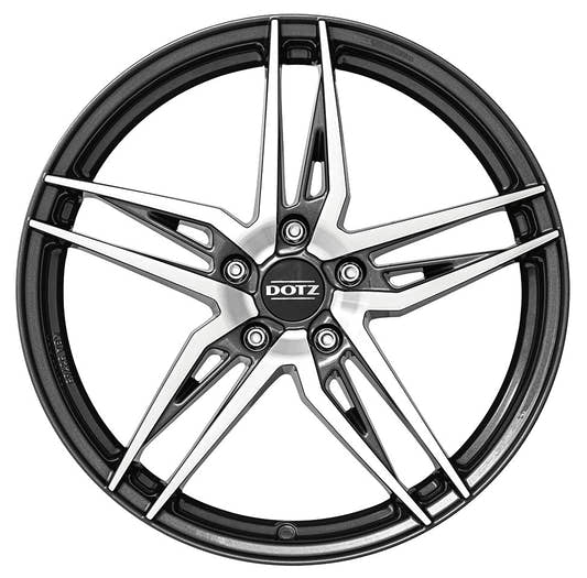 Dotz Interlagos gunmetal polished Alufelge 7.5x19 Zoll ET51 LK 5x112 ML57.1 – Bild 2