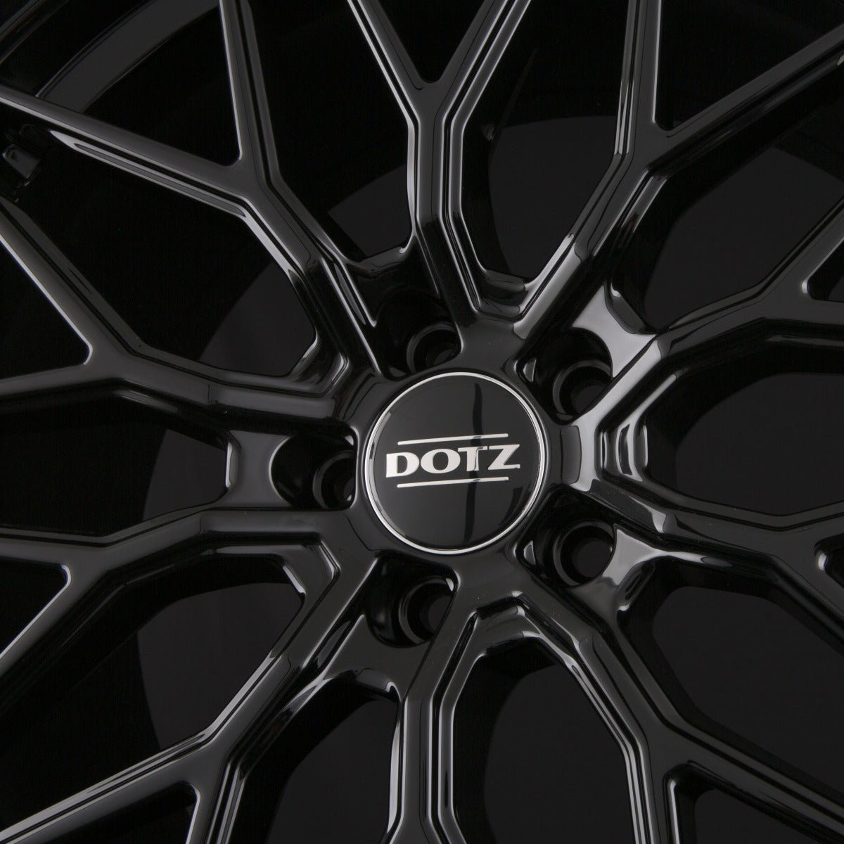 Dotz Suzuka BLACK - Schwarz Glänzend Alufelge 9x20 Zoll ET35 LK 5x112 ML70.1 – Bild 5