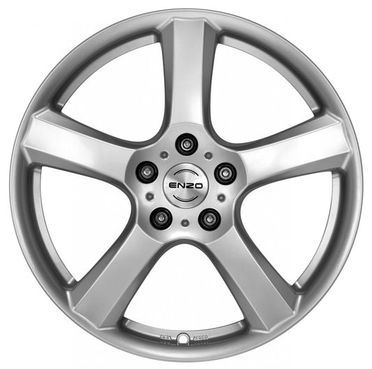 Enzo B silver 6.5x16 ET40 - LK5/115 ML70.2 – Bild 2