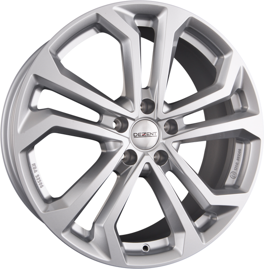 Dezent TA SILVER - Silber Alufelge 7.5x17 Zoll ET38 LK 5x114.3 ML71.6 – Bild 2