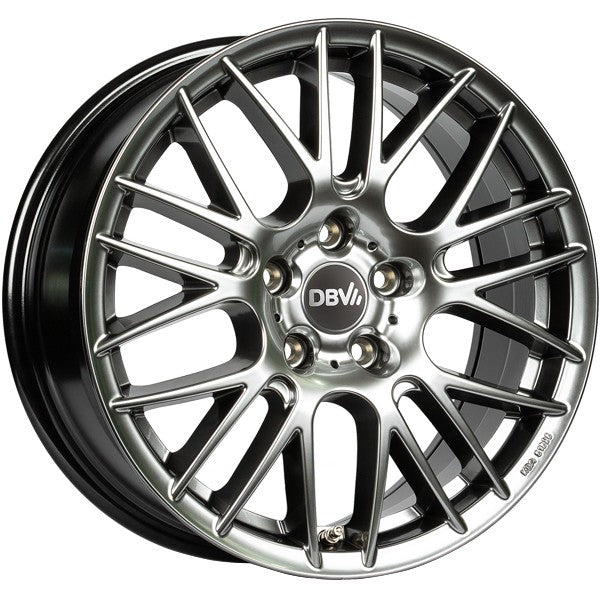DBV 5KS 003 hyper silber 6.5x16 ET40 - LK5/114.3 ML74.1