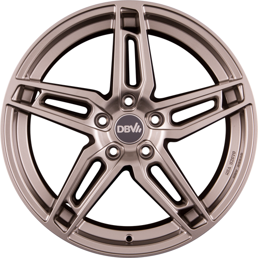 DBV 5DS 005 shadow silber Alufelge 7x17 Zoll ET43 LK 5x112 ML70.1 – Bild 2