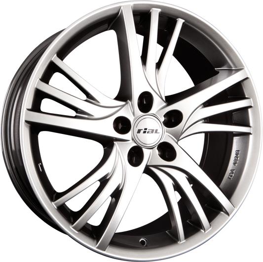 Rial Padua Sterling-Silber Alufelge 8x18 Zoll ET43 LK 5x105 ML56.6 – Bild 2