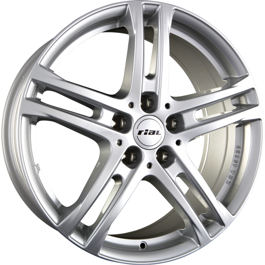 Rial Bavaro Polar-Silber Alufelge 7.5x17 Zoll ET47 LK 5x114.3 ML70.1 – Bild 2