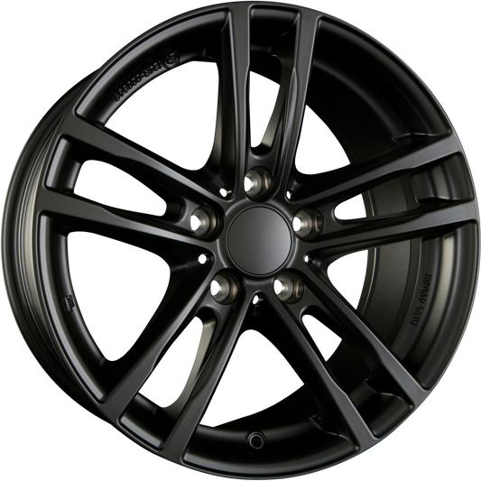 Rial X10 Racing-Schwarz Alufelge 9x19 Zoll ET18 LK 5x120 ML74.1 – Bild 2