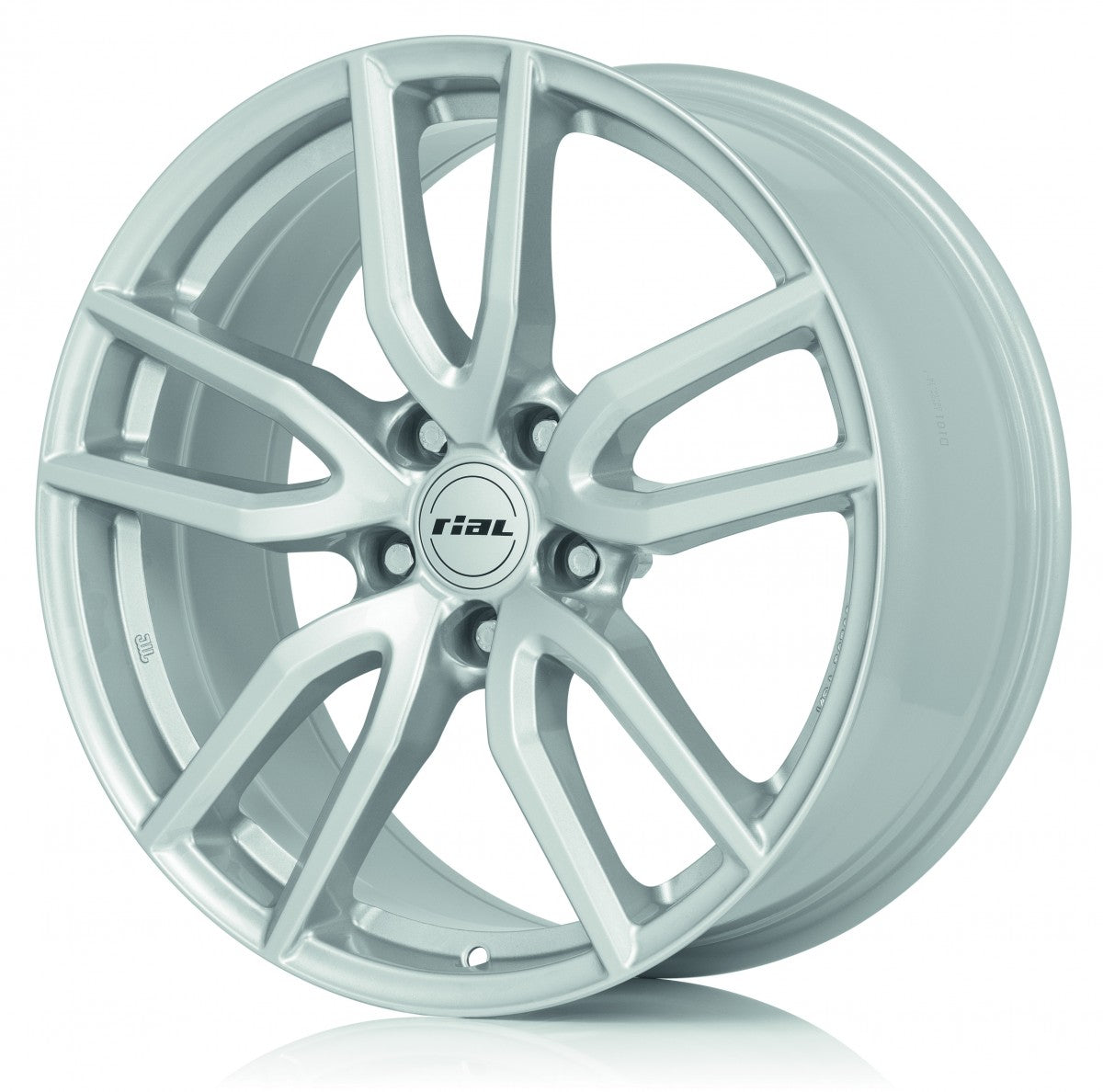 Rial Torino polar-silber Alufelge 8x19 Zoll ET48 LK 5x112 ML70.1 – Bild 4