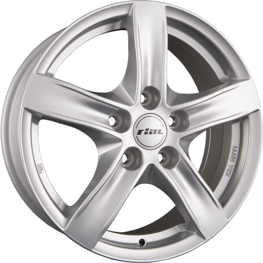 Rial Arktis Polar-Silber Alufelge 7.5x17 Zoll ET40 LK 5x105 ML56.6 – Bild 2