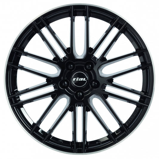 Rial Kibo diamant-schwarz hornpoliert Alufelge 8x18 Zoll ET38 LK 5x105 ML56.6 – Bild 2