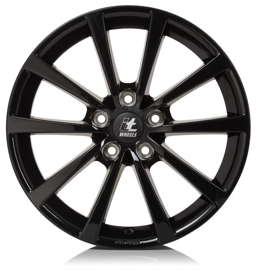 itWheels Alice gloss black Alufelge 6.5x16 Zoll ET50 LK 5x112 ML66.5 – Bild 2