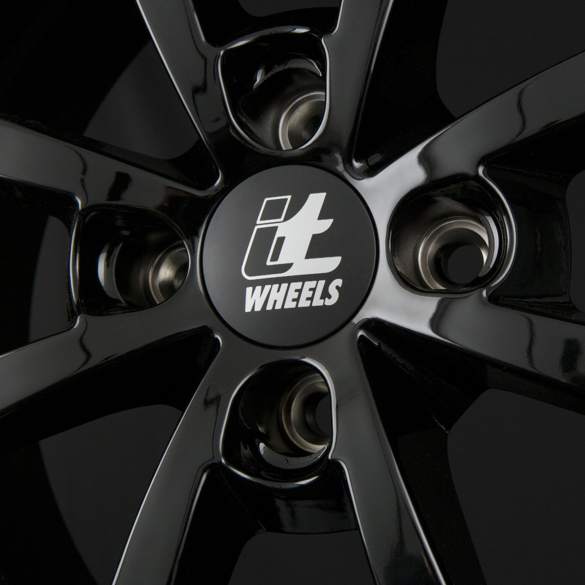 itWheels Alisia Glanzschwarz Alufelge 6.5x17 Zoll ET37 LK 4x108 ML63.4 – Bild 5
