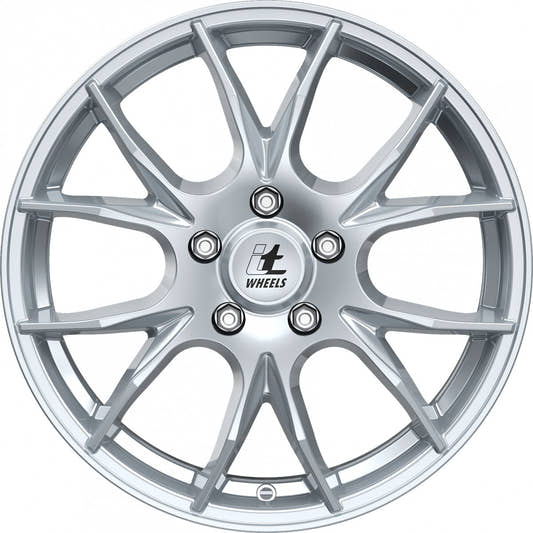 itWheels Kira gloss silver Alufelge 7x17 Zoll ET38 LK 5x100 ML57.1 – Bild 2