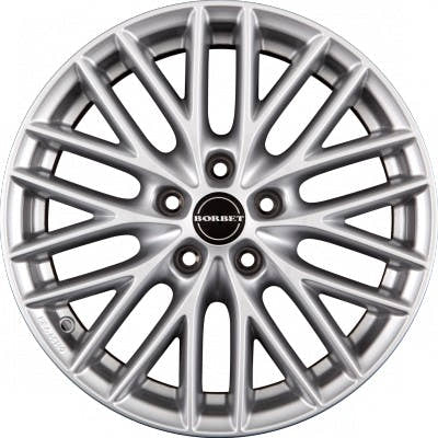Borbet BS5 brilliant silver 7x16 ET40 - LK5/115 ML70.27