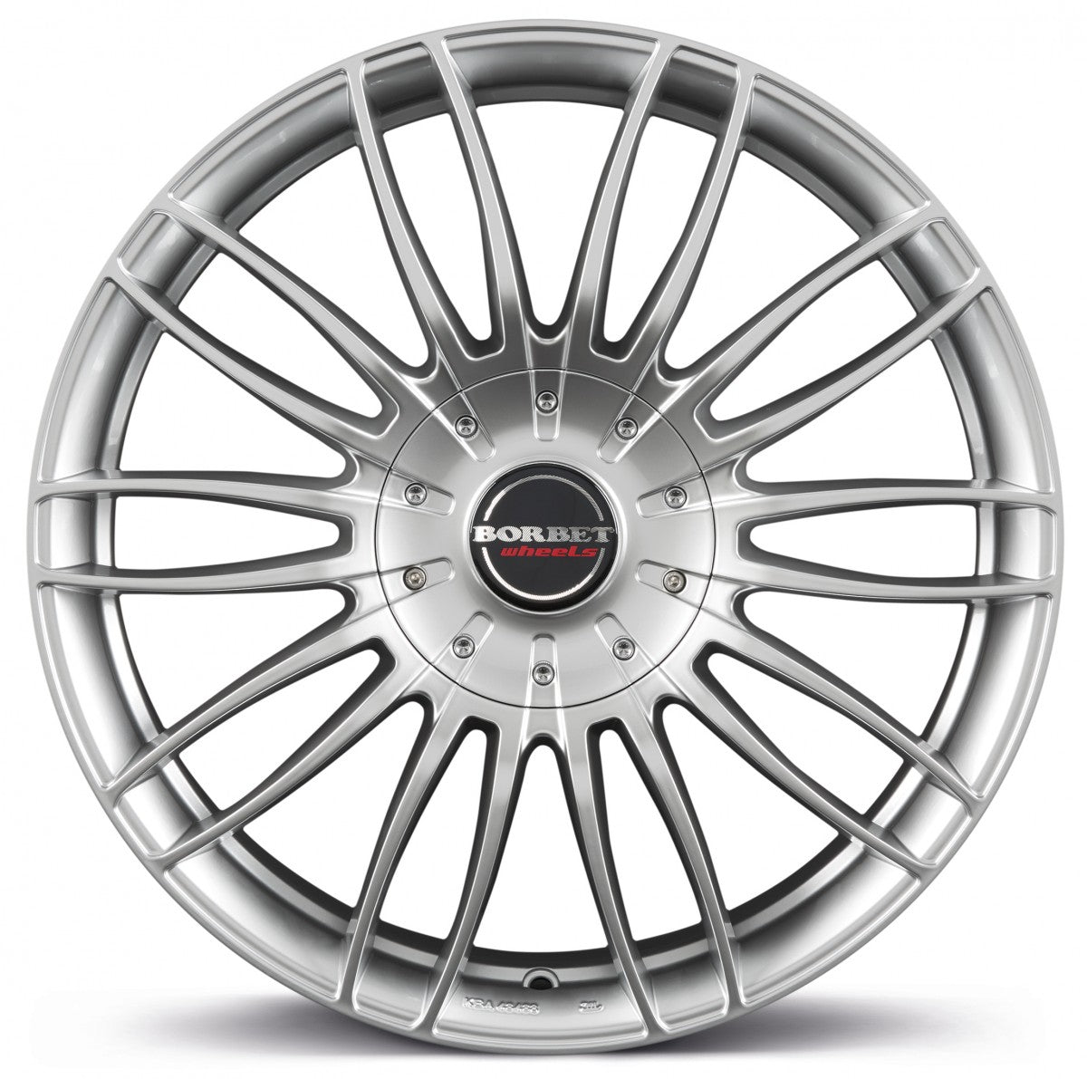 Borbet CW3 sterling silver 8.5x19 ET35 - LK5/114.3 ML66.1