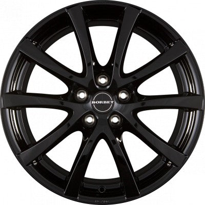 Borbet LV5 black glossy 7x16 ET40 - LK5/110 ML72.5