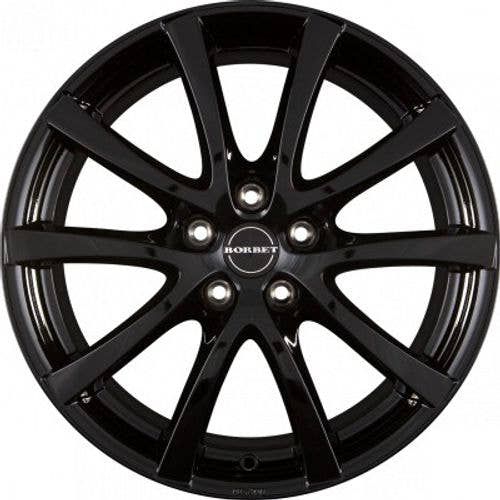 Borbet LV5 black glossy Alufelge 7x16 Zoll ET40 LK 5x110 ML72.5 – Bild 2