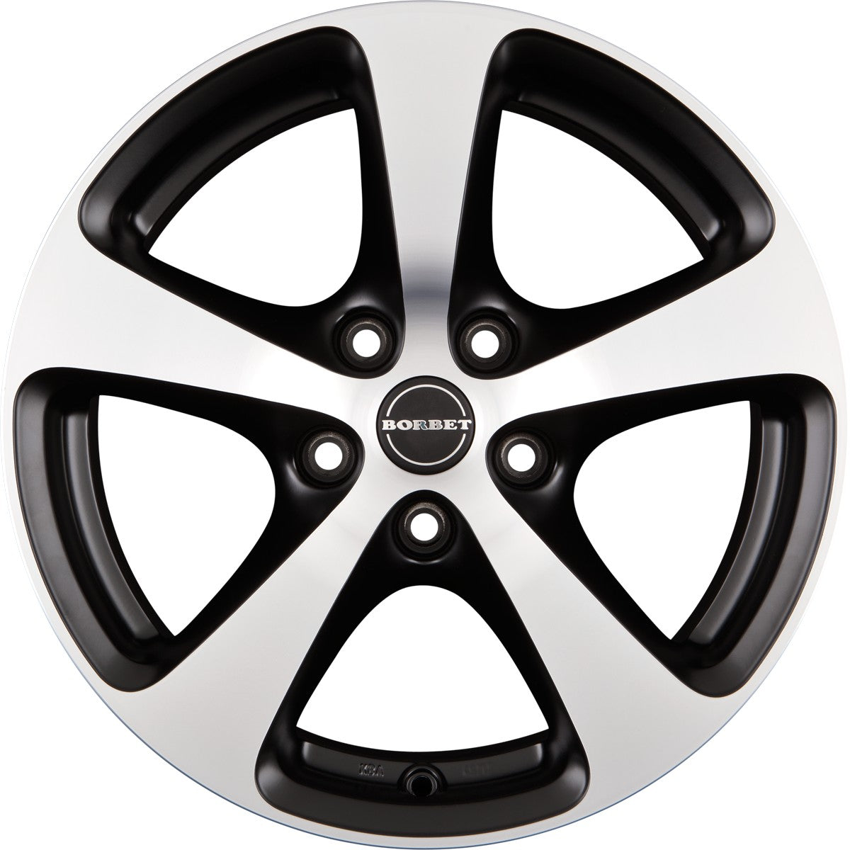 Borbet CC black polished matt 8x17 ET45 - LK5/115 ML70.1