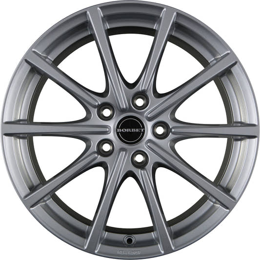 Borbet BL5 Brilliant Silver Alufelge 8x17 Zoll ET40 LK 5x114.3 ML72.5 – Bild 2