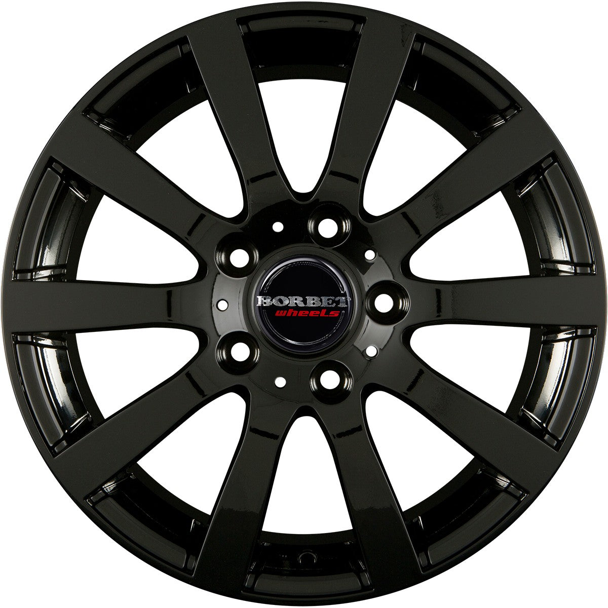 Borbet C2C black glossy 7.5x17 ET50 - LK5/114.3 ML72.5
