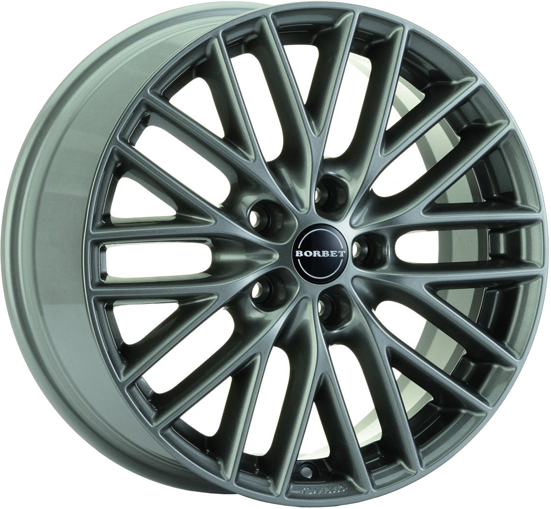 Borbet BS5 metal grey 7x16 ET40 - LK5/108 ML72.5