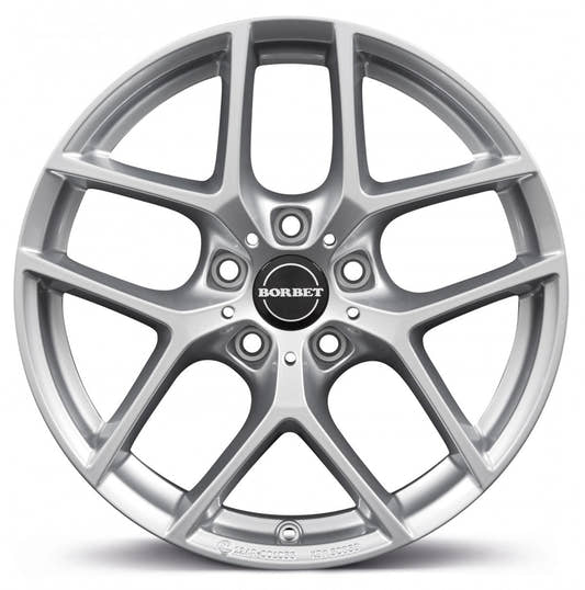 Borbet Y crystal silver BMW 7x16 ET40 - LK5/120 ML72.5