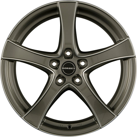 Borbet F2 graphite polished 5.5x14 ET39 - LK4/100 ML56.6
