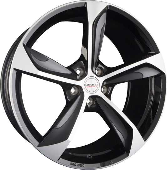 Borbet S Black Polished Glossy Alufelge 9x20 Zoll ET45 LK 5x114.3 ML67.1 – Bild 2