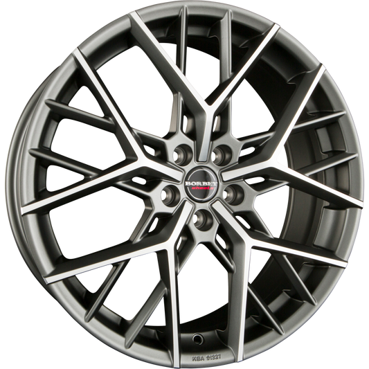 Borbet BY Titan Polished Matt Alufelge 10x21 Zoll ET39 LK 5x114.3 ML70.6 – Bild 2