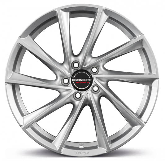 Borbet VTX brilliant silver 6.5x20 ET33 - LK5/114.3 ML66.1