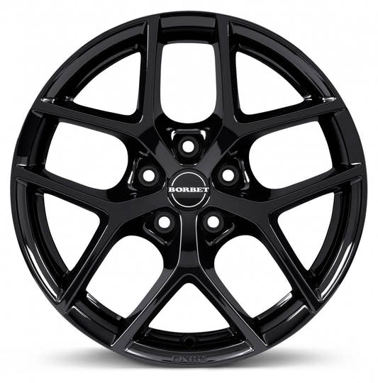 Borbet Y black glossy 8x19 ET37 - LK5/112 ML66.5