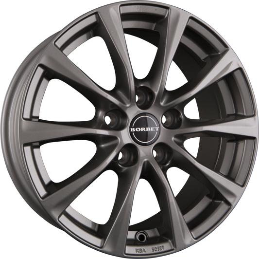 Borbet RE Metal Grey Alufelge 7x16 Zoll ET50 LK 5x114.3 ML72.5 – Bild 2