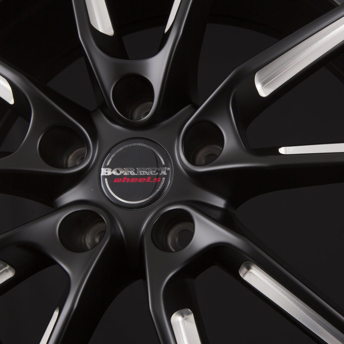 Borbet LX Black Matt Spoke Rim Polished Alufelge 8x19 Zoll ET50 LK 5x114.3 ML72.5 – Bild 5
