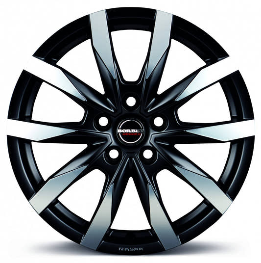Borbet CW5 black polished matt 7.5x18 ET35 - LK5/127 ML71.6