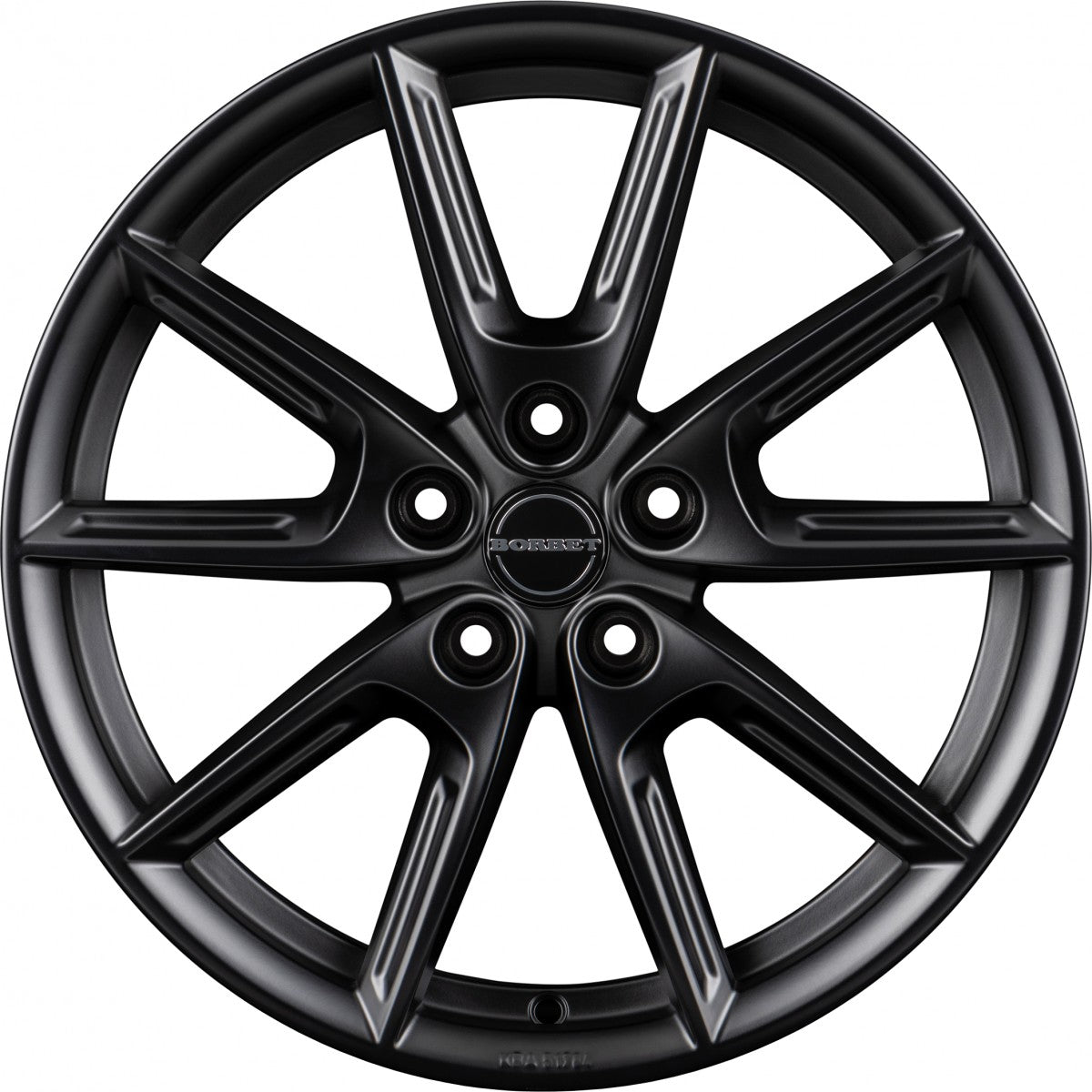 Borbet LX18 black matt 8x18 ET40 - LK5/114.3 ML72.5